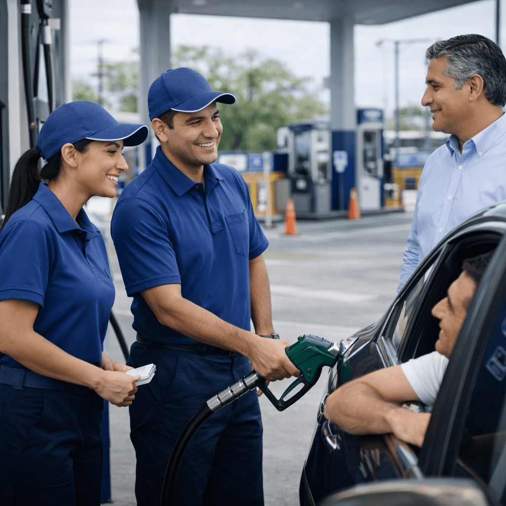Experiencia del cliente en estaciones de servicio